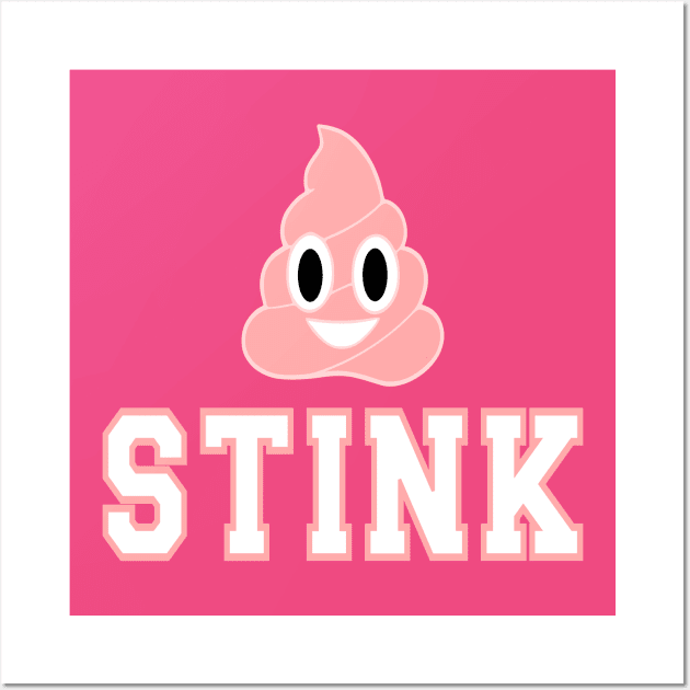 Cute Stink Poop Wall Art by MMROB